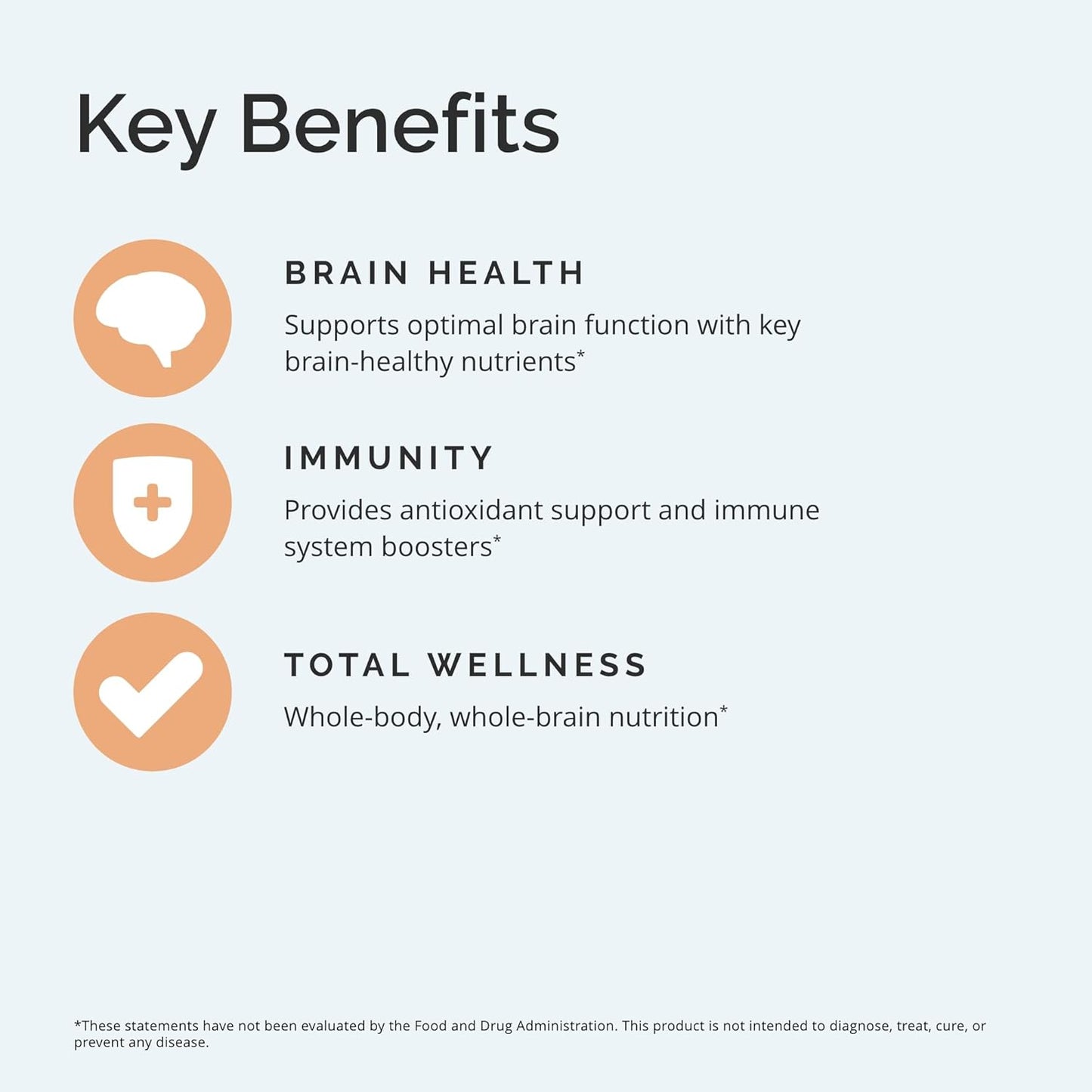 BRAINMD by Dr Amen Neuro-C: Citrus Vanilla - 16 fl oz, 1000mg Liposomal Vitamin C for Brain & Immune Support, Gluten Free - 32 Servings