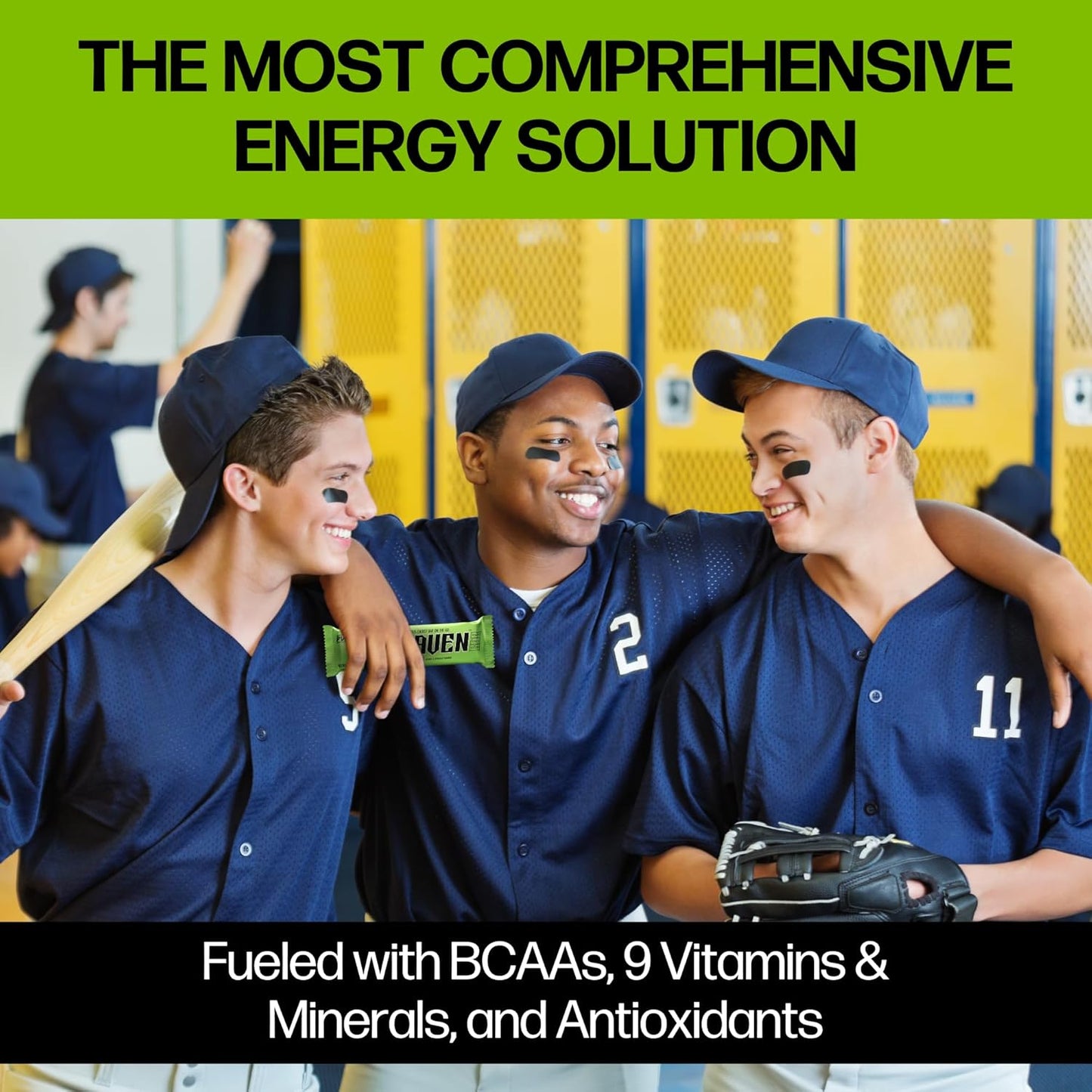 Braven Bar Lemon Lime Energy Chews: Pack of 10, 5g Protein, On-the-Go Snacks for Running, Hiking, Sports - Gluten Free Boost