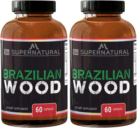 Brazilian Wood Capsules for Men's Health Support and Energy Boost - 240 Capsules (2 Pack)