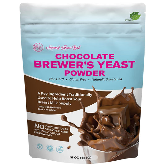 Brewers Yeast Powder for Lactation Cookies - Nutritional Support for Breastfeeding Moms - Boost Breast Milk Production - Easy Baking Solution