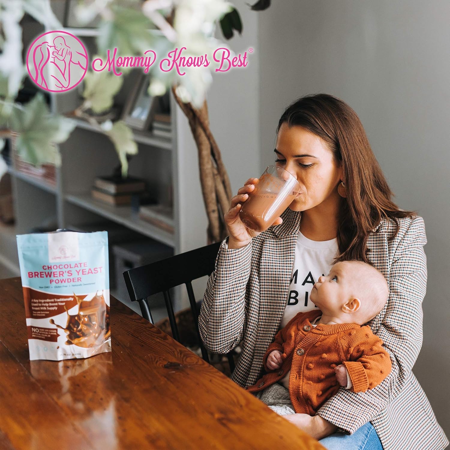 Brewers Yeast Powder for Lactation Cookies - Nutritional Support for Breastfeeding Moms - Boost Breast Milk Production - Easy Baking Solution
