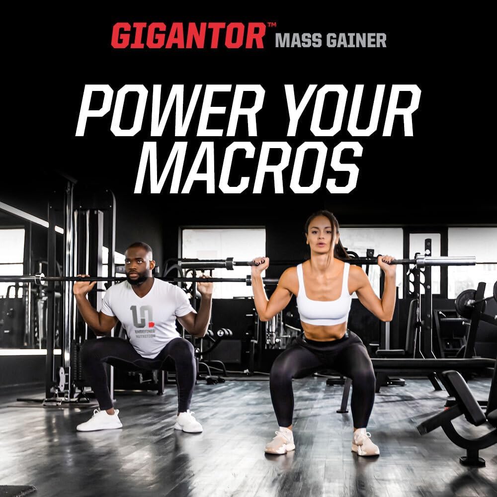 Brian Shaw's Gigantor Mass Gainer: Hardcore Formula with 60g Protein, 30 Servings, 790 Calories - 5-Phase Protein Blend, 5.16 lbs, Chocolate