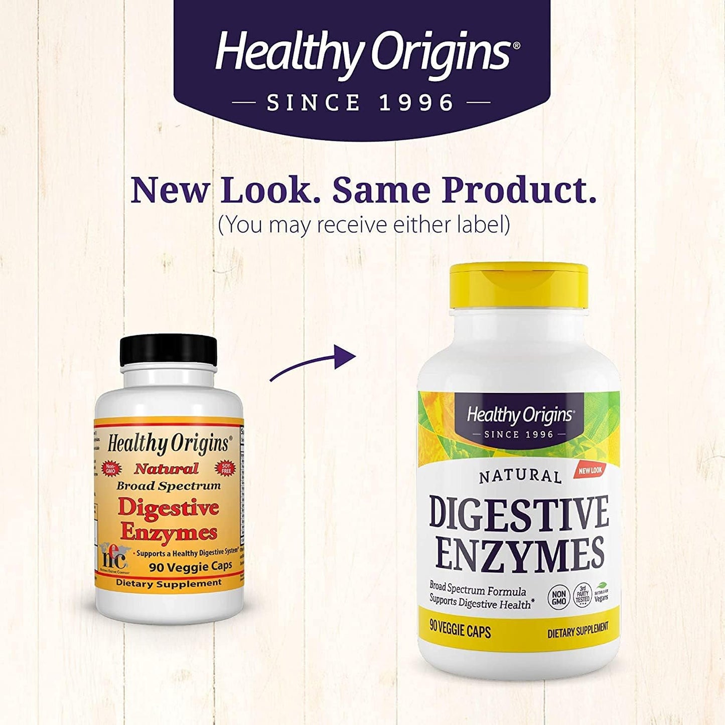 Broad Spectrum Digestive Enzymes Supplement - Gluten-Free Gut Health - 90 Veggie Capsules