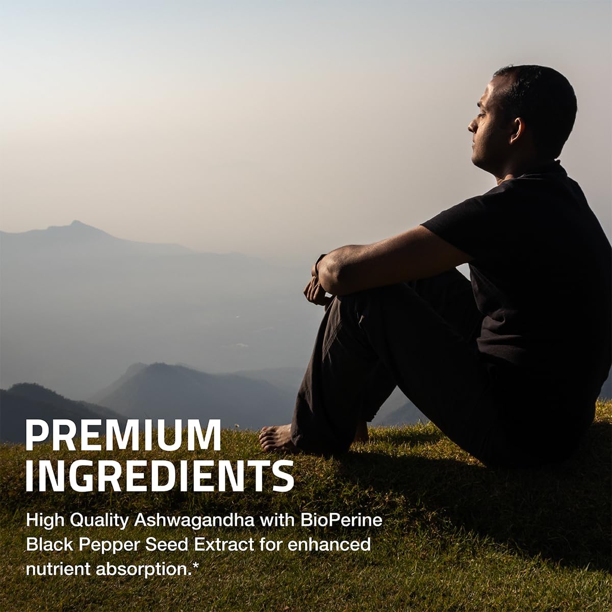 Bronson Ashwagandha Extra Strength Capsules with BioPerine - Non GMO Stress & Mood Support, 250 Vegetarian