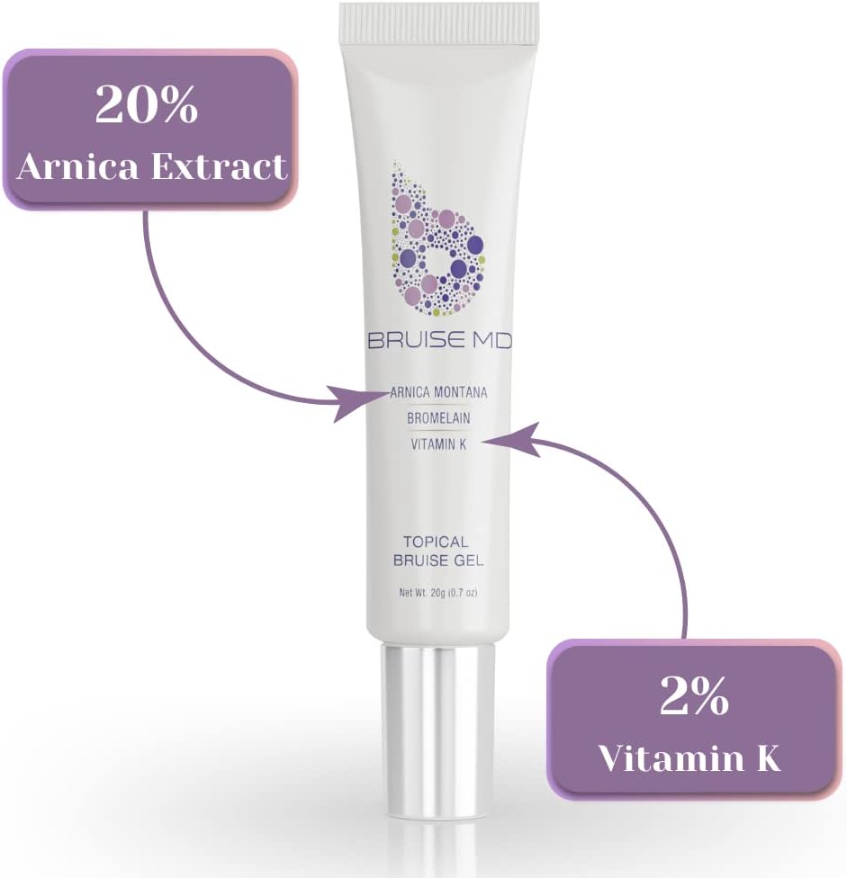 BruiseMD Supplement and Gel Combo for Bruise Relief and Swelling Reduction