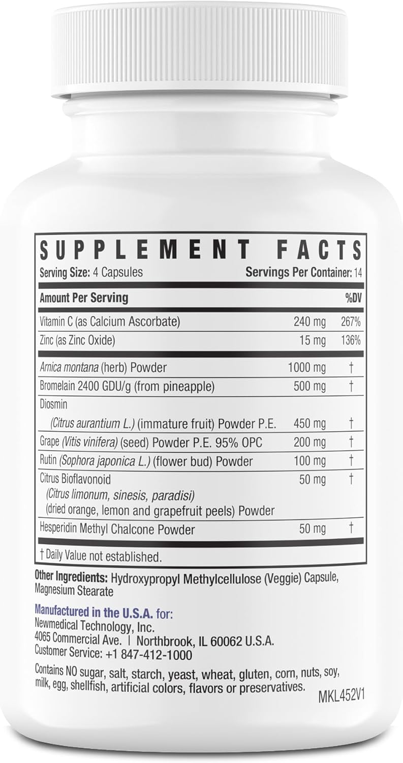 BruiseMD Supplement and Gel Combo for Bruise Relief and Swelling Reduction