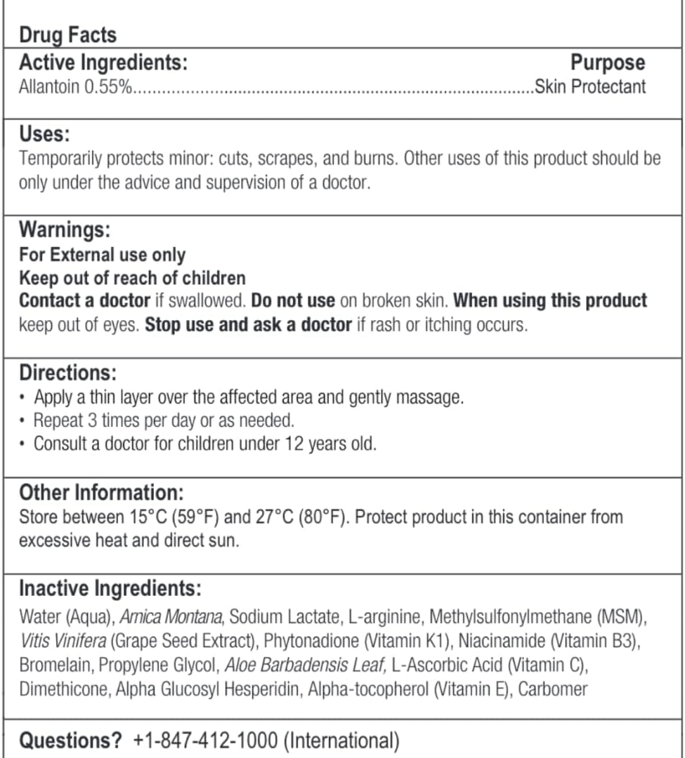 BruiseMD Supplement and Gel Combo for Bruise Relief and Swelling Reduction