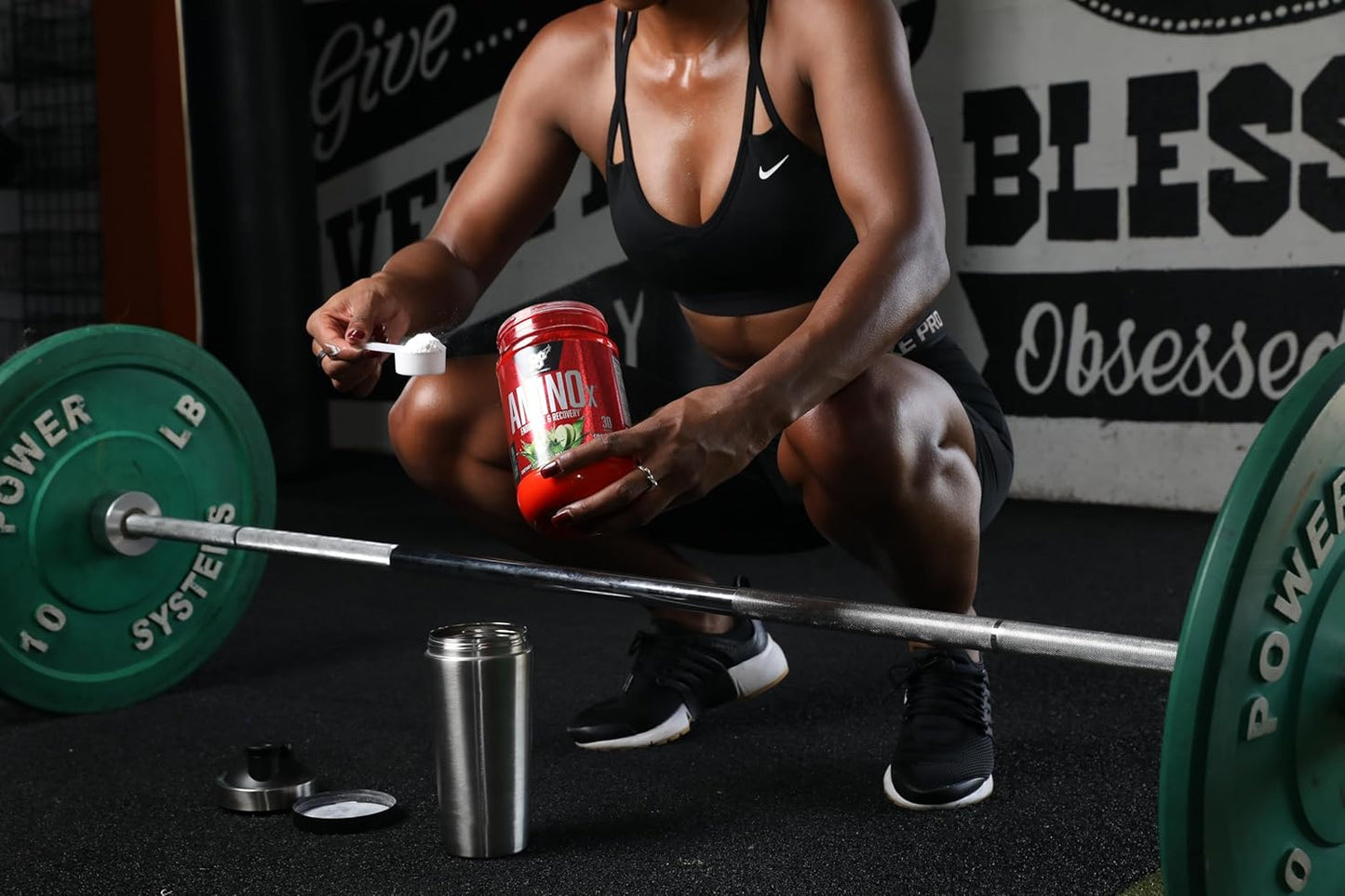 BSN Amino X EAAs, White Bark Raspberry, 13.2oz - Muscle Recovery & Endurance Supplement with 10g Essential Amino Acids, 5g BCAAs, Zero Sugar, Caffeine Free - 25 Servings