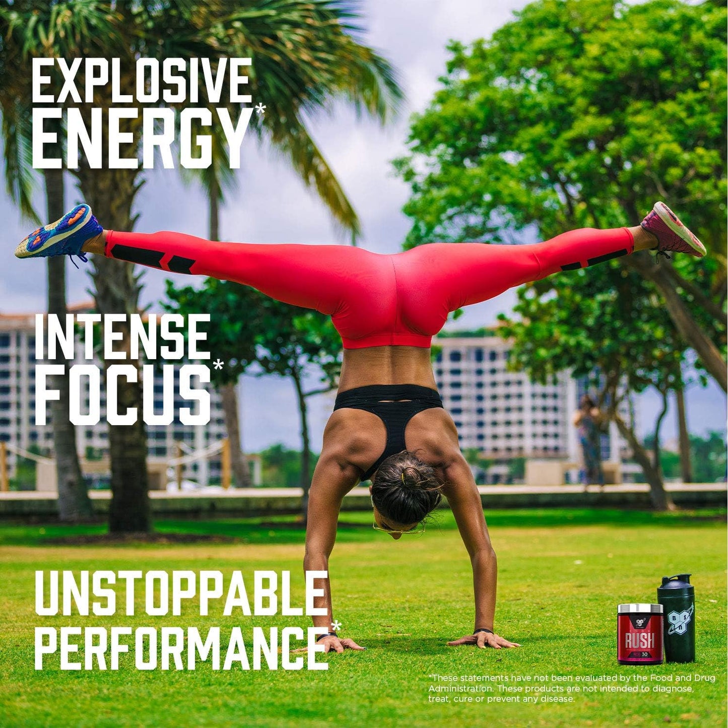 BSN Endorush Pre Workout Powder - Energy Supplement with 300mg Caffeine, Beta-Alanine, Creatine - Sour Candy Flavor, 30 Servings