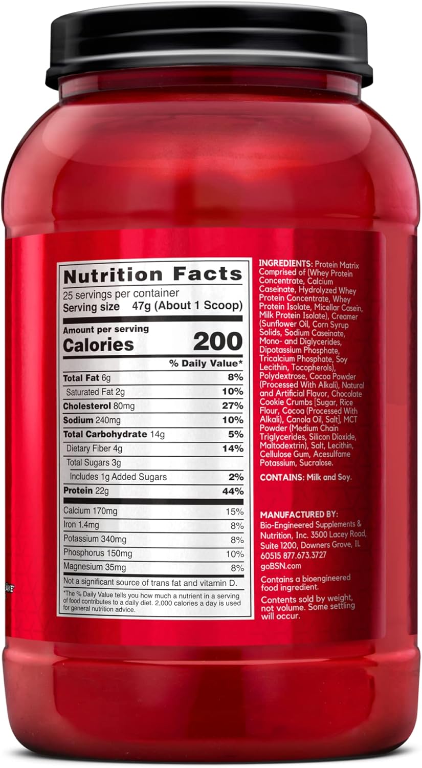 BSN Syntha-6 Cold Stone Creamery German Chocolate Cake Whey Protein Powder - 25 Servings