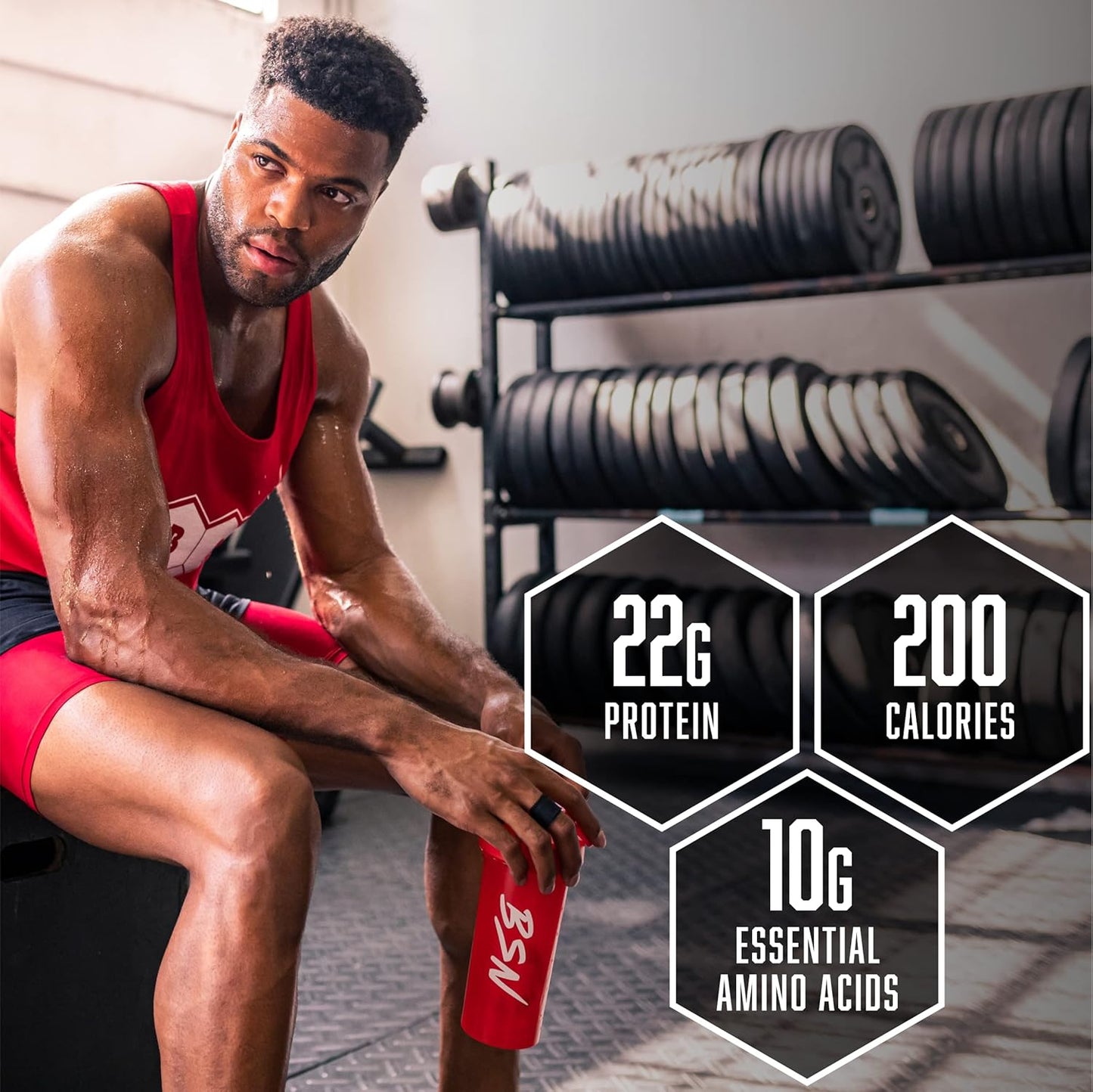 BSN SYNTHA-6 Whey Protein Powder - Strawberry Milkshake Flavor, 48 Servings