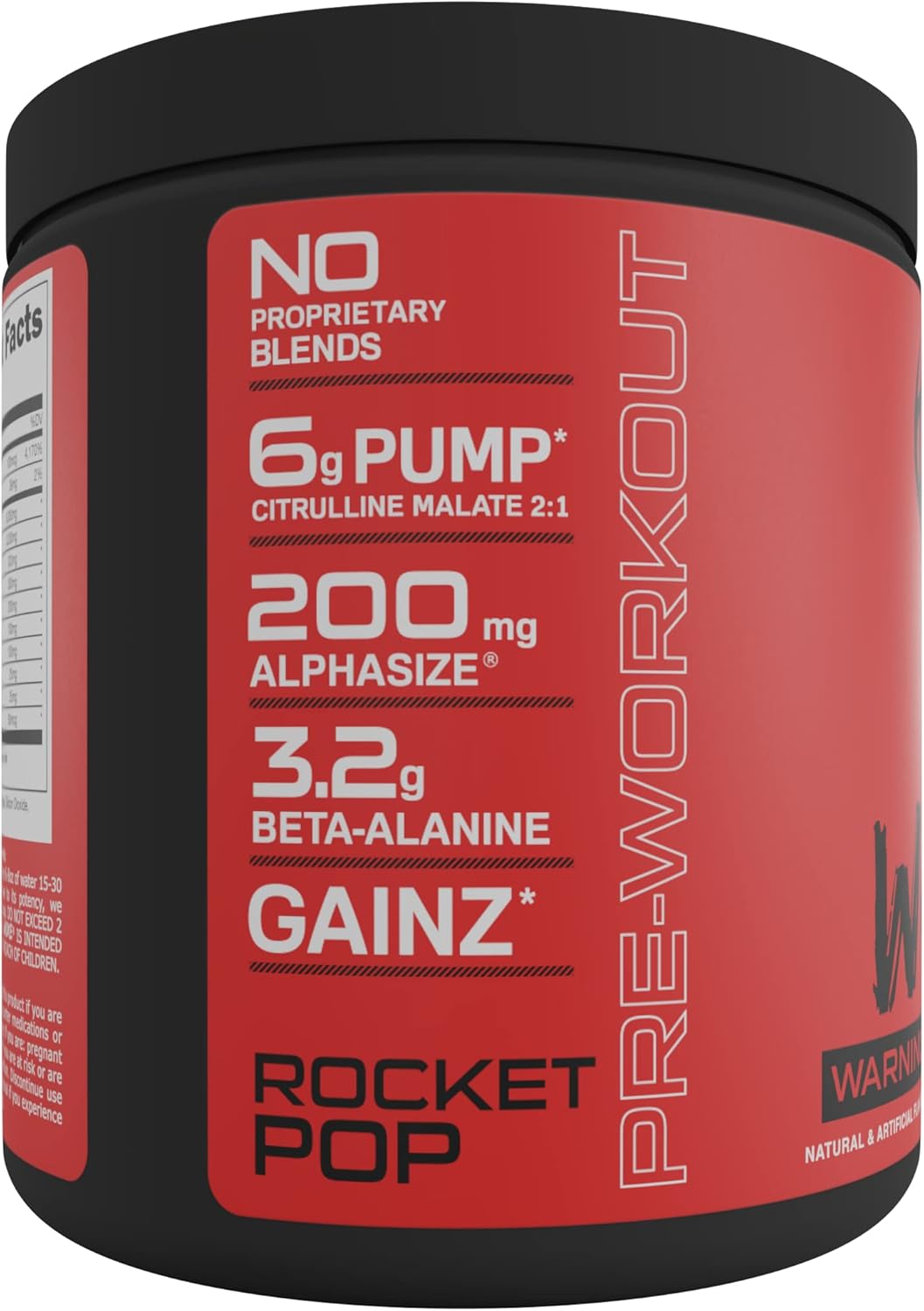 Bucked Up Woke High Stim Pre Workout: Best Tasting Focus Nootropic for Pump, Strength, and Growth - 30 Servings