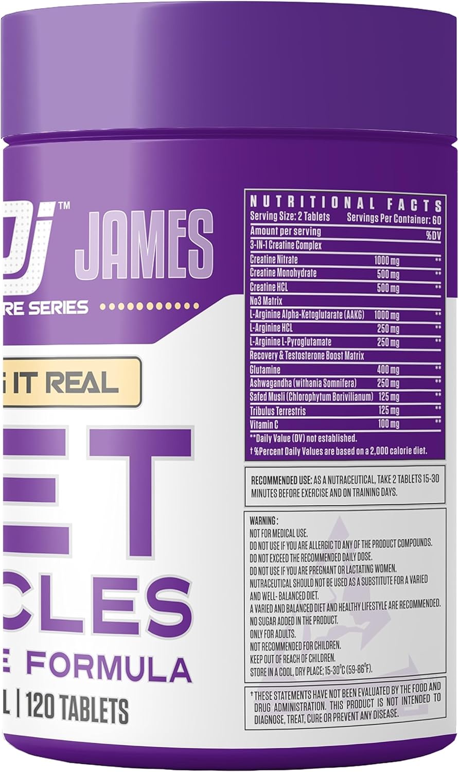Build Muscle with DENNIS JAMES Signature Series - 120 Tablets for 60 Servings