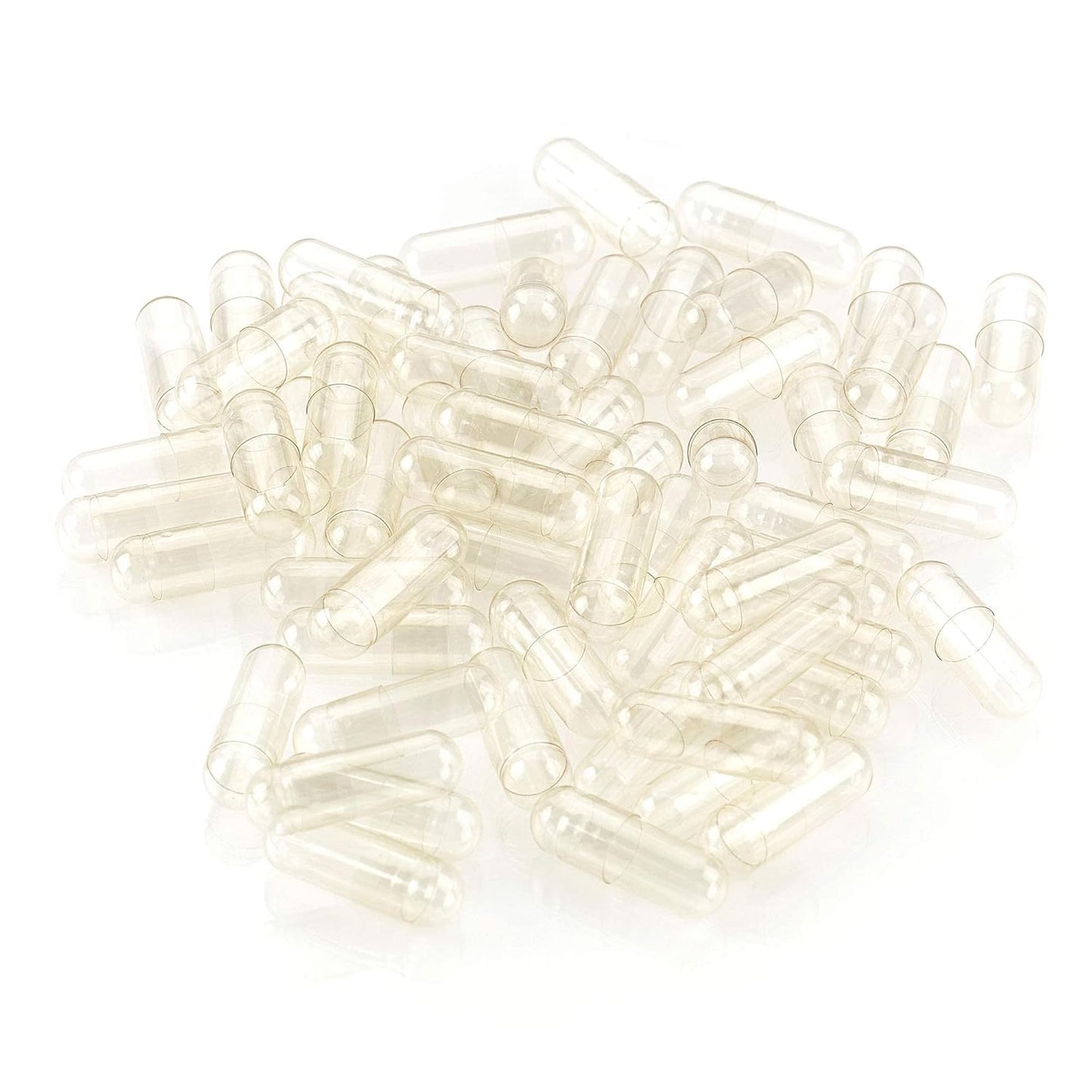 Bulk 5000 Count Size 000 Empty Gelatin Capsules for Tablet Presses - Halal Beef Gel Caps - Joined Fillable Pill Capsules - Capsule Filling Machine Ready