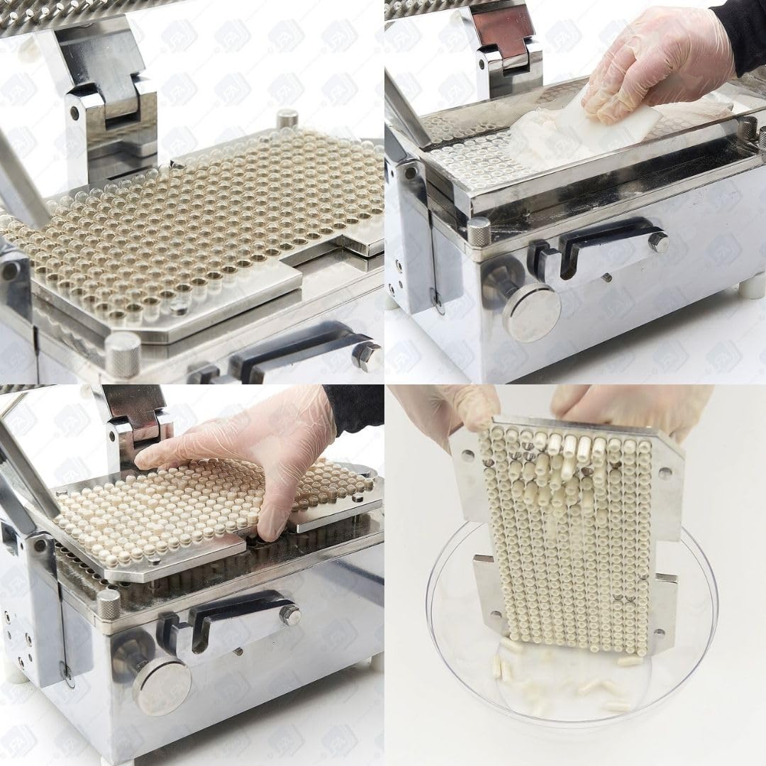 Bulk 5000 Count Size 000 Empty Gelatin Capsules for Tablet Presses - Halal Beef Gel Caps - Joined Fillable Pill Capsules - Capsule Filling Machine Ready