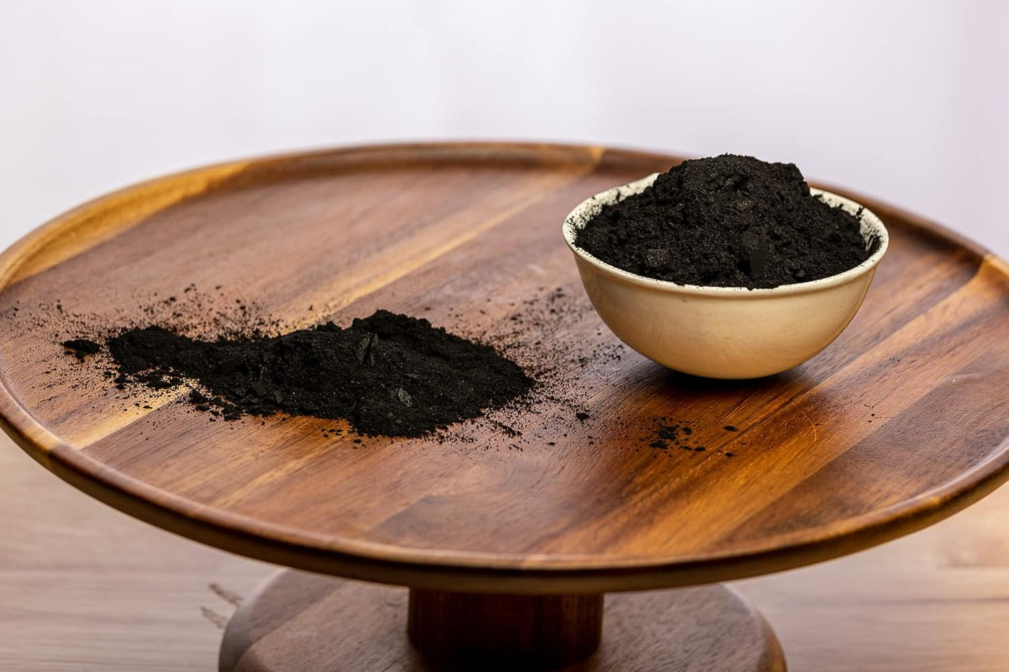 Bulk Belle Chemical Large Coconut Activated Charcoal Powder - Food Grade, Kosher, NSF Certified - Ideal for Teeth Whitening, Facial Scrubs, and Soap Making - Less-Mess Jar