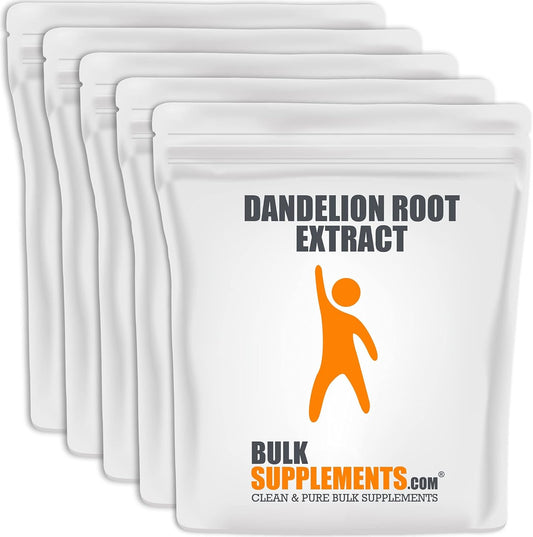Bulk Dandelion Root Extract Powder - Liver & Digestive Support - Gluten Free - 500mg per Serving - 5kg Pack