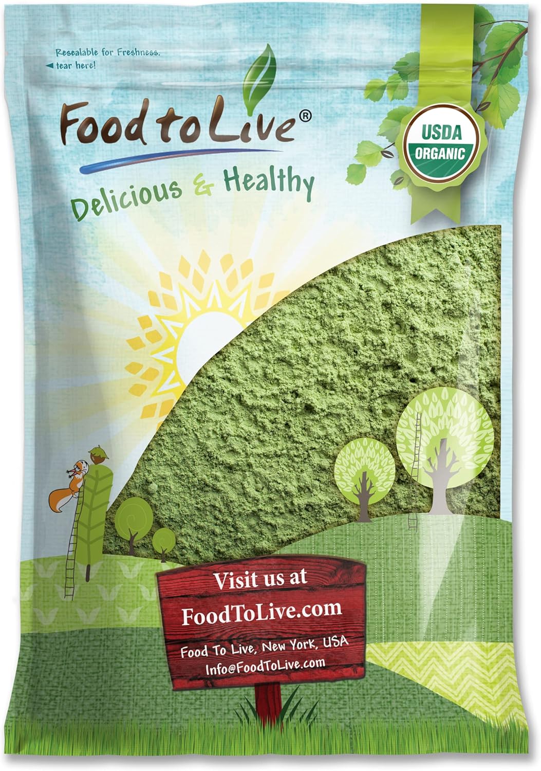 Bulk Organic Wheatgrass Powder - Non-GMO, Raw Vegan Superfood, Rich in Fiber and Minerals, 16 lbs - Ideal for Juicing, Chlorophyll-Rich