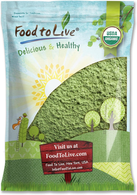 Bulk Organic Wheatgrass Powder - Non-GMO, Raw Vegan Superfood, Rich in Fiber and Minerals, 16 lbs - Ideal for Juicing, Chlorophyll-Rich