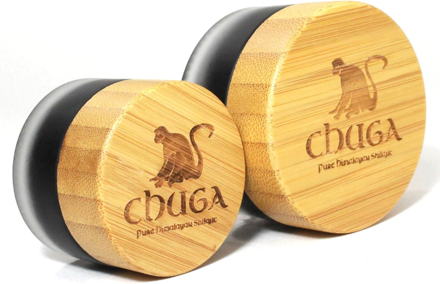 Bulk Pack of 12 Chuga Shilajit Pure Himalayan Resin - Grade A Quality with 150 Servings per 30g Jar - Naturally Sourced