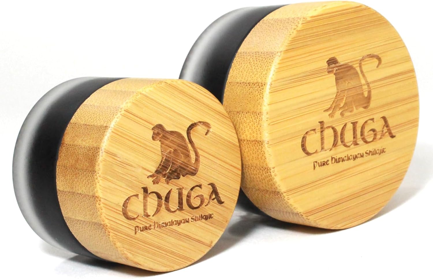 Bulk Pack of 12 Chuga Shilajit Pure Himalayan Resin - Grade A Quality with 150 Servings per 30g Jar - Naturally Sourced