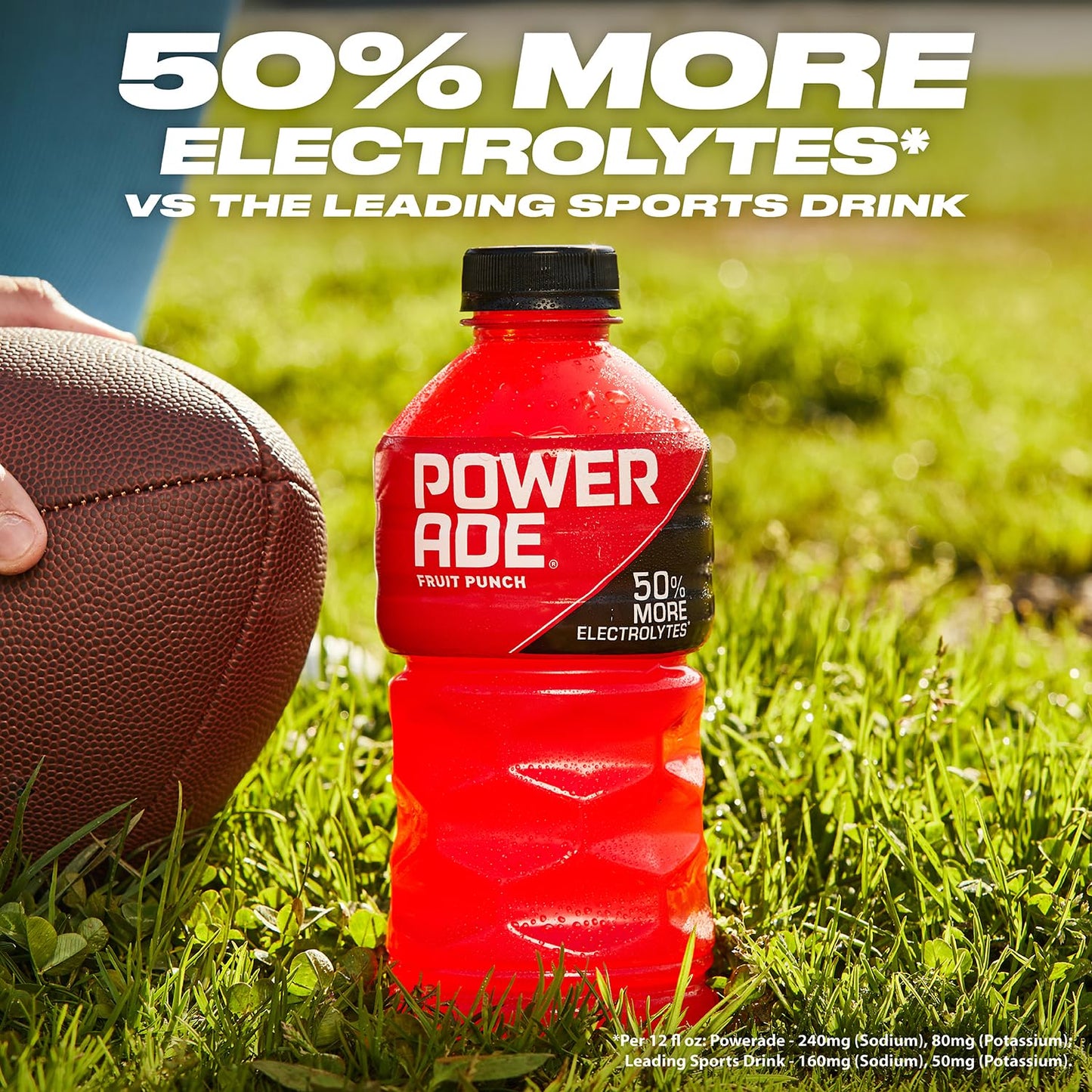 Bulk Pack of 24 POWERADE Fruit Punch Sports Drinks, 20 Ounce Each