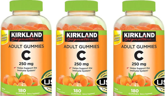 Bulk Pack of 540 Kirkland Signature Vitamin C Adult Gummies 250mg