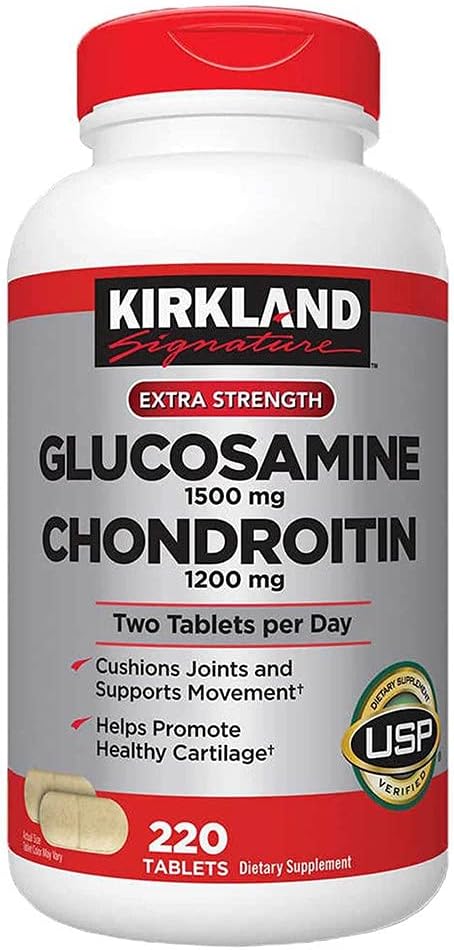 Bulk Pack of 880 Kirkland Signature Glucosamine & Chondroitin Tablets for Joint Support