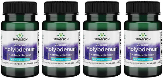 Bulk Swanson Albion Chelated Molybdenum 400mcg 240 Veg Capsules