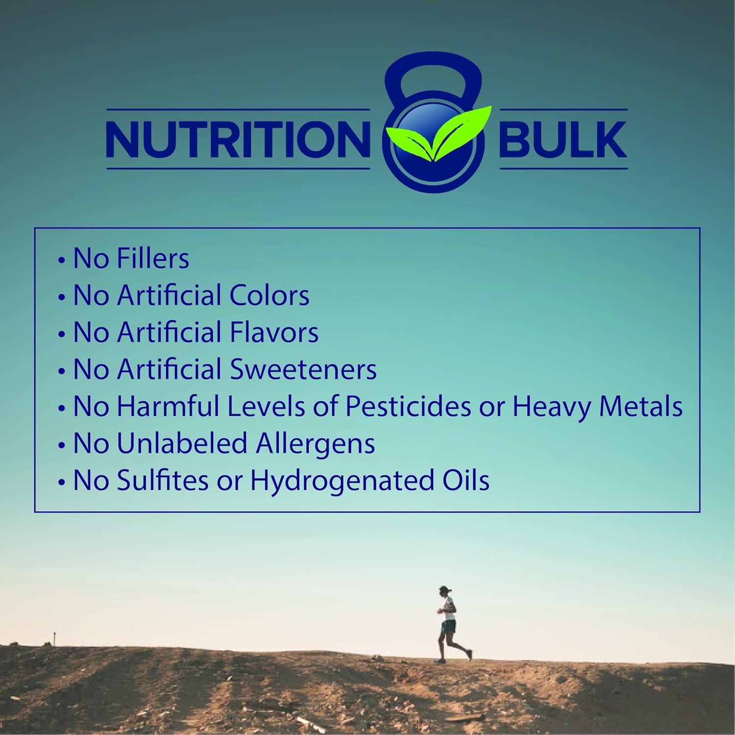 Bulk Taurine Powder - 16 oz, Energy Focus Brain Health Supplement, Gluten-Free Vegan Non-GMO - NutritionBulk.com