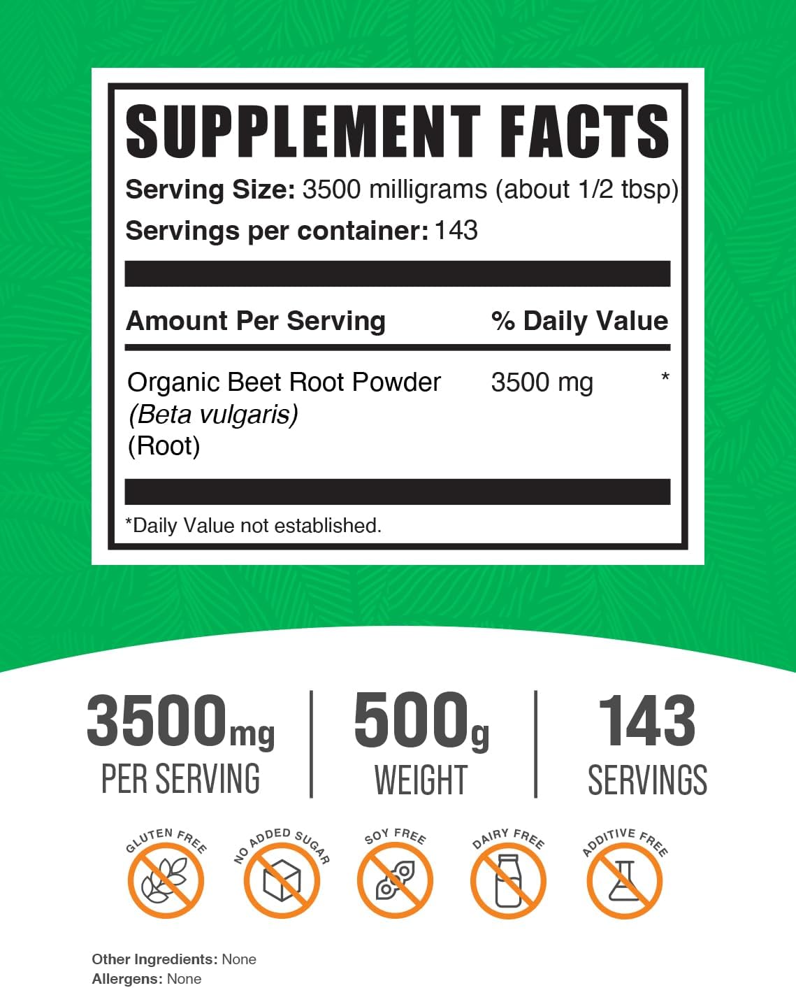 BulkSupplements Creatine and Organic Beet Root Powder 500g Combo Pack