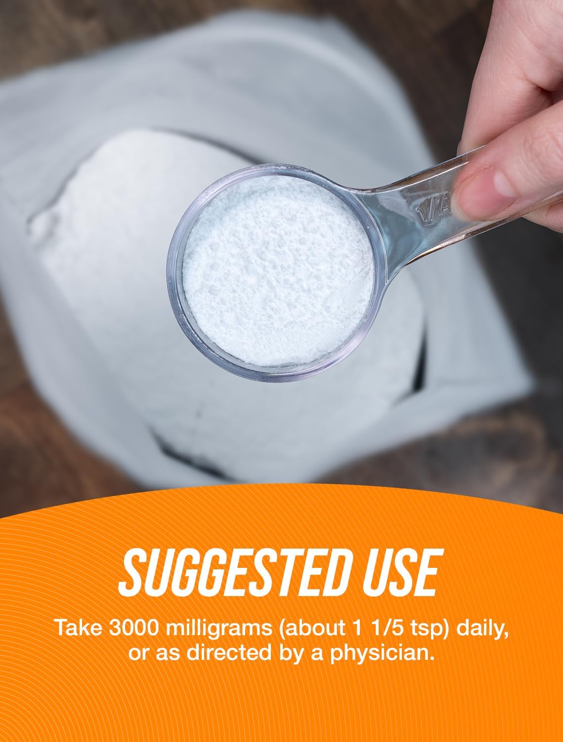 BulkSupplements.com 100g L-Glycine Powder - Pure Glycine Amino Acid Supplement, Gluten-Free, 3000mg per Serving