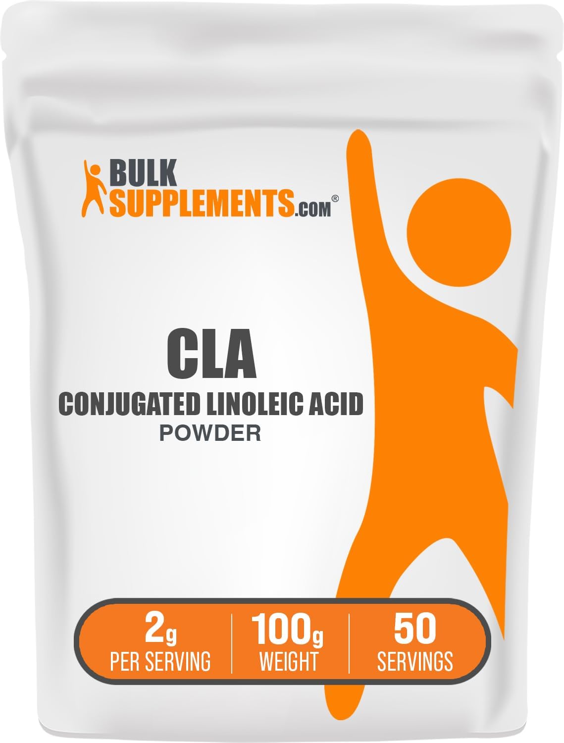 BulkSupplements.com CLA Powder - Conjugated Linoleic Acid Supplements, Gluten Free, 2000mg per Serving - 100g (3.5 oz) (1 Pack)