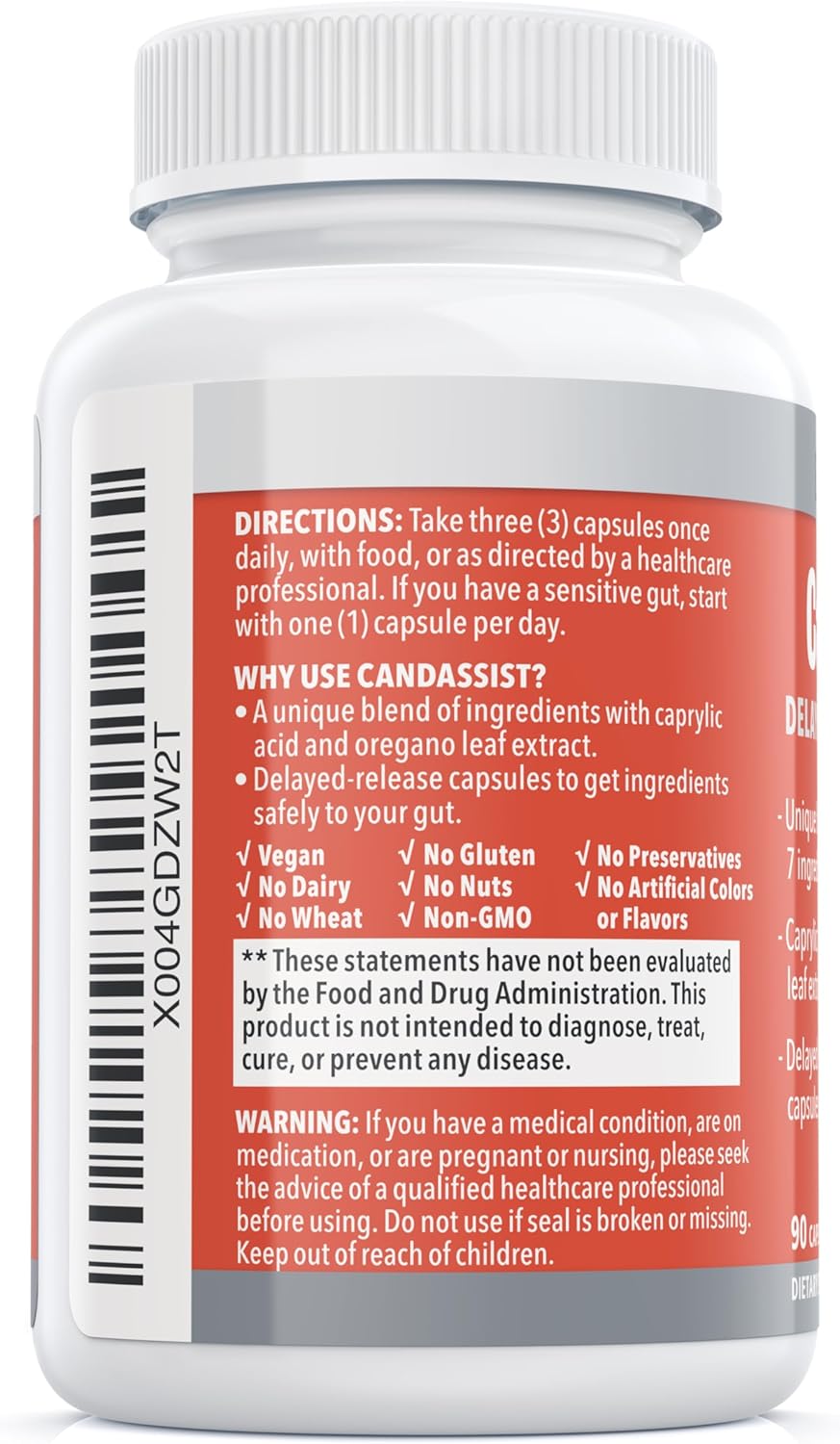 Bundle: Balance ONE Probiotic & CandAssist - 15 Billion Time-Release Probiotic with Caprylic Acid & Berberine for Natural Cleanse
