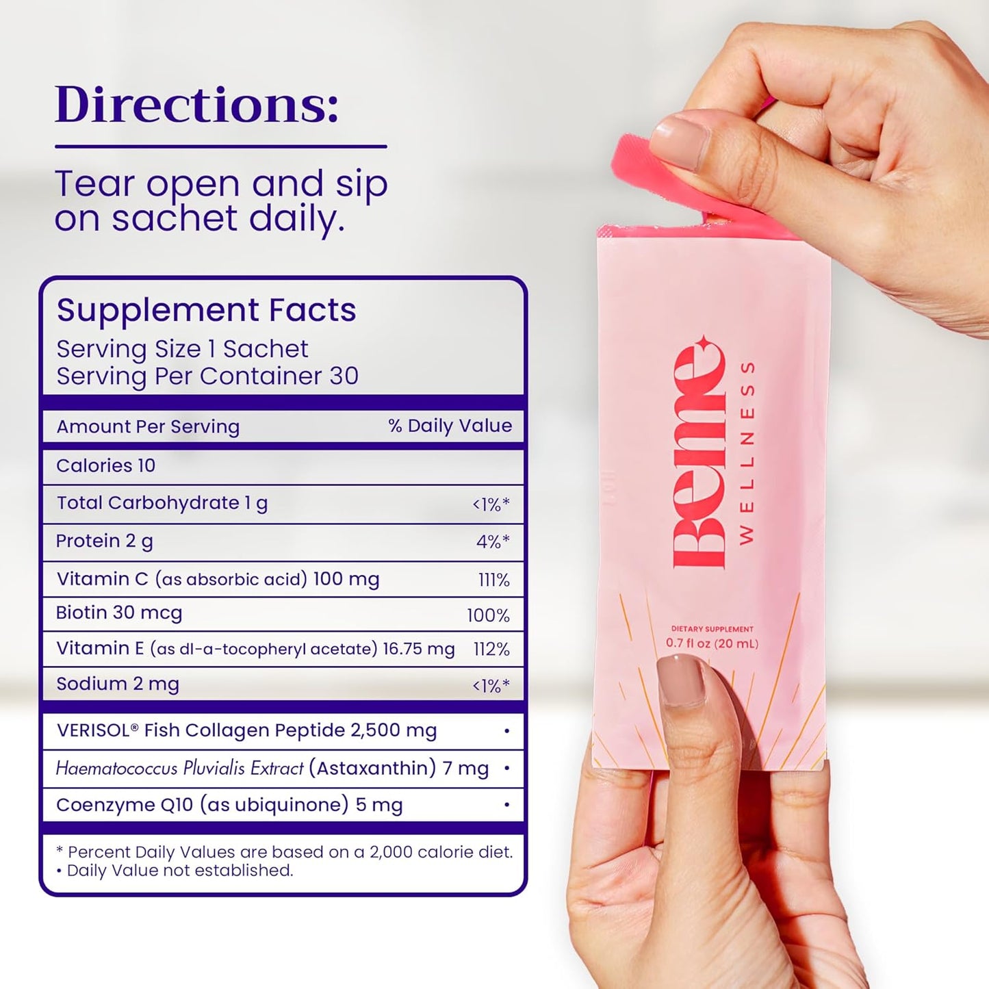 Bundle: BeMe BeRadiant Liquid Collagen & BeStrong Vitamin B12 Supplements - Improve Skin Health & Boost Energy!