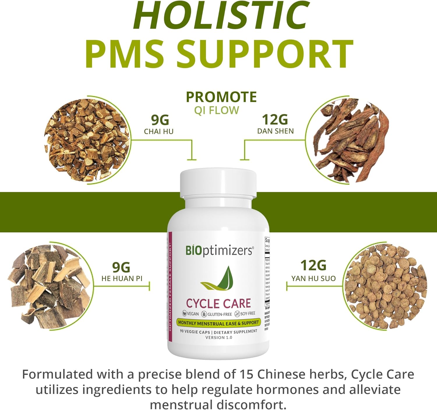 Bundle: BiOptimizers Magnesium Breakthrough 4.0 (60 Capsules) & Cycle Care (90 Capsules) - Natural Support for Sleep, Brain, and Menstrual Relief