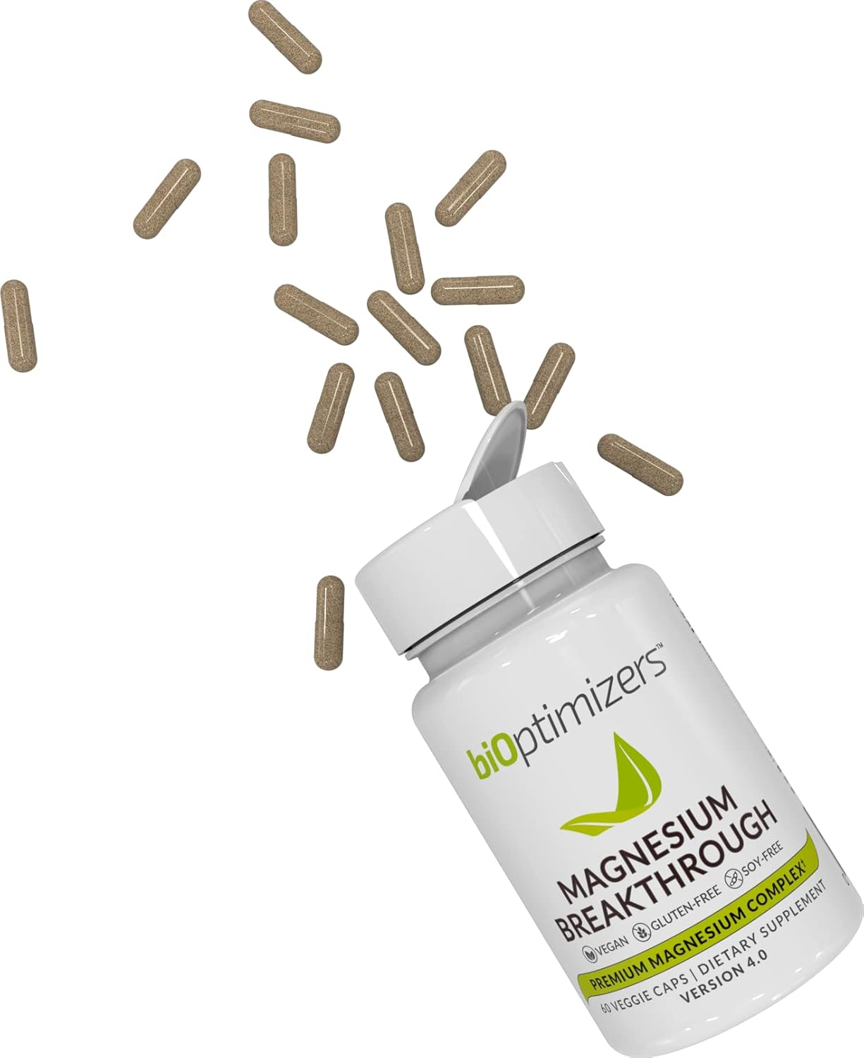 Bundle: BiOptimizers P3-OM and Magnesium Breakthrough 4.0 - 60 Capsules each