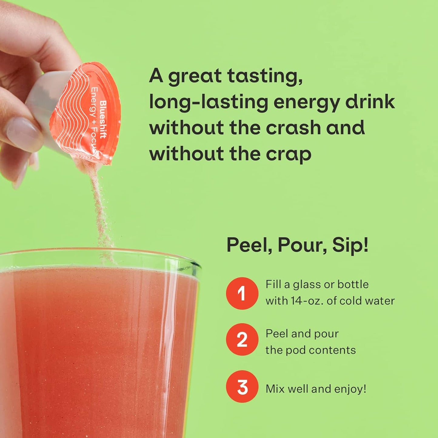 Bundle: Blueshift Energy + Focus 14 Pack with Sky Sidekick Stainless Steel Water Bottle