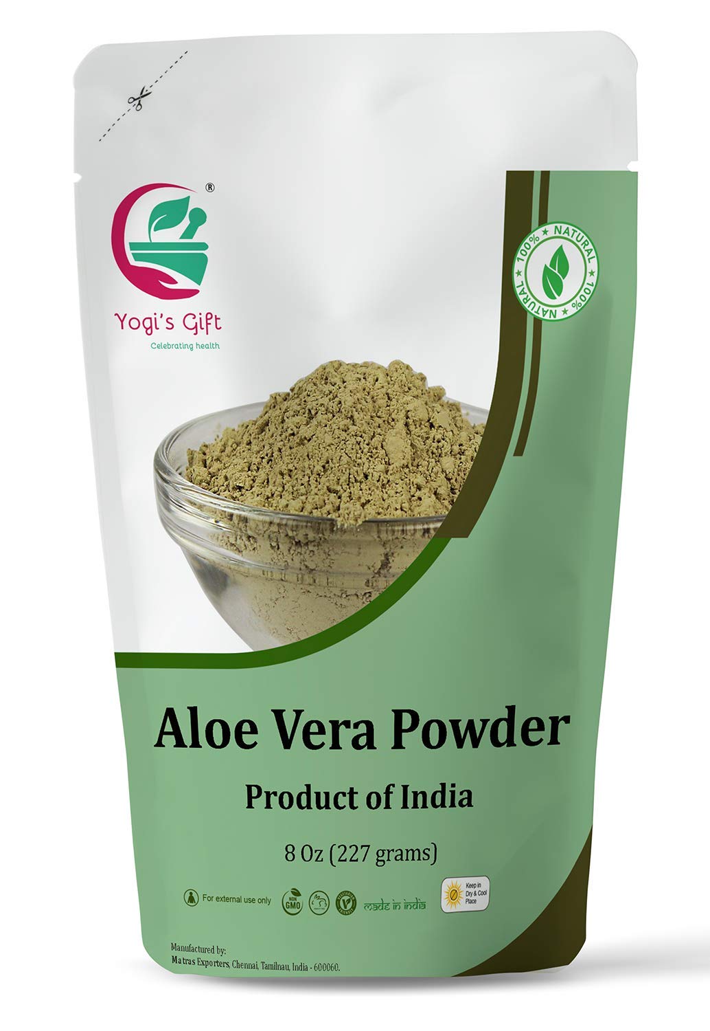 Bundle Deal: 8 oz White Turmeric Powder + Aloe Vera Powder Multi Pack