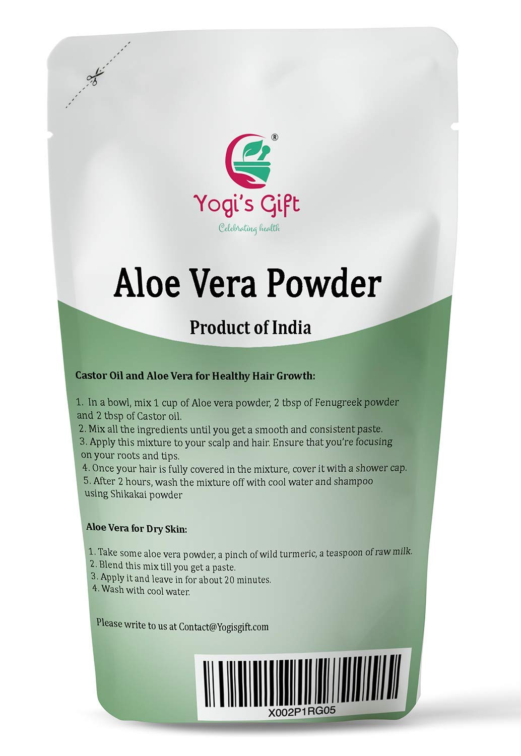 Bundle Deal: 8 oz White Turmeric Powder + Aloe Vera Powder Multi Pack