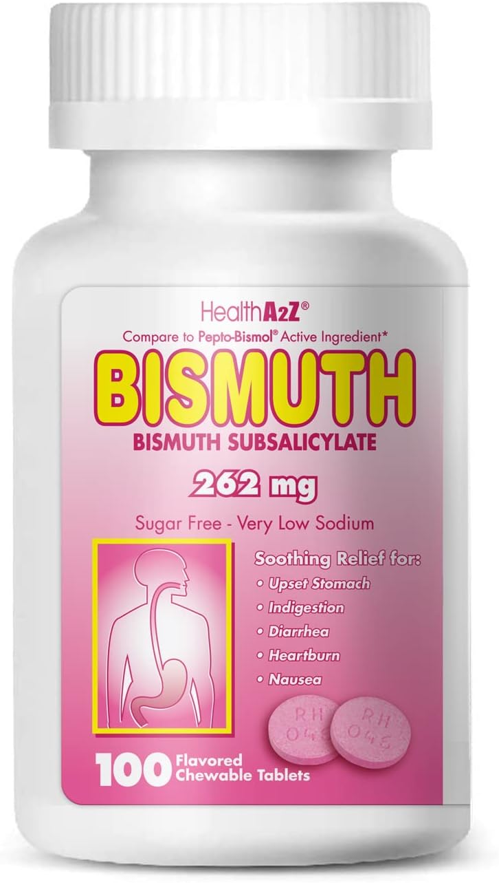 Bundle Deal: Bismuth Subsalicylate Tablets (100ct) & Multi Collagen Capsules (270ct) - HealthA2Z® Mega Savings