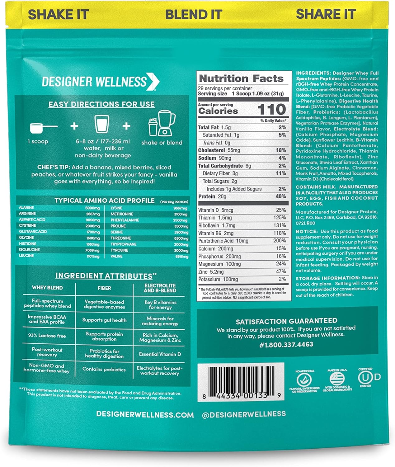 Bundle: Designer Wellness 2lb French Vanilla & Gourmet Chocolate Whey Protein - High Quality Ingredients for Health & Fitness