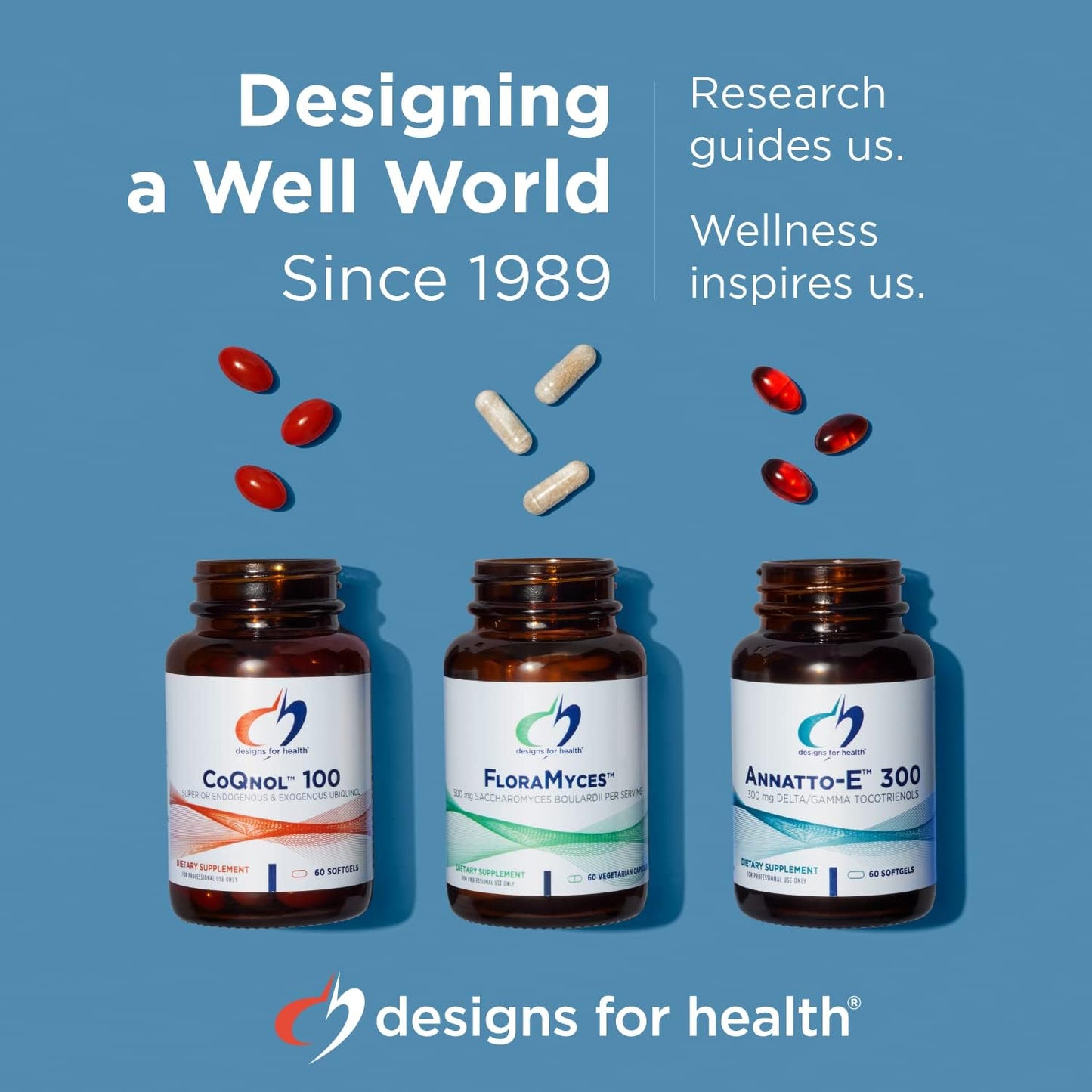 Bundle: Designs for Health Magnesium Glycinate & Multivitamin - Premium Folate & High Absorption Magnesium Supplement - 60 Capsules each - BoostGo Australia