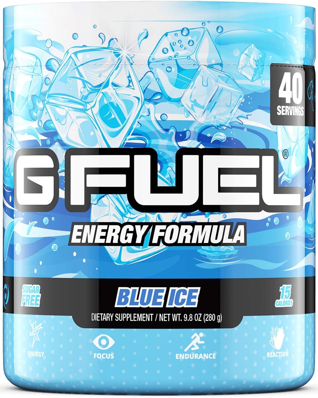 Bundle: GAMMA LABS G Fuel Blue Ice & Fruit Punch Energy Powders - 9.8oz (40 Servings)