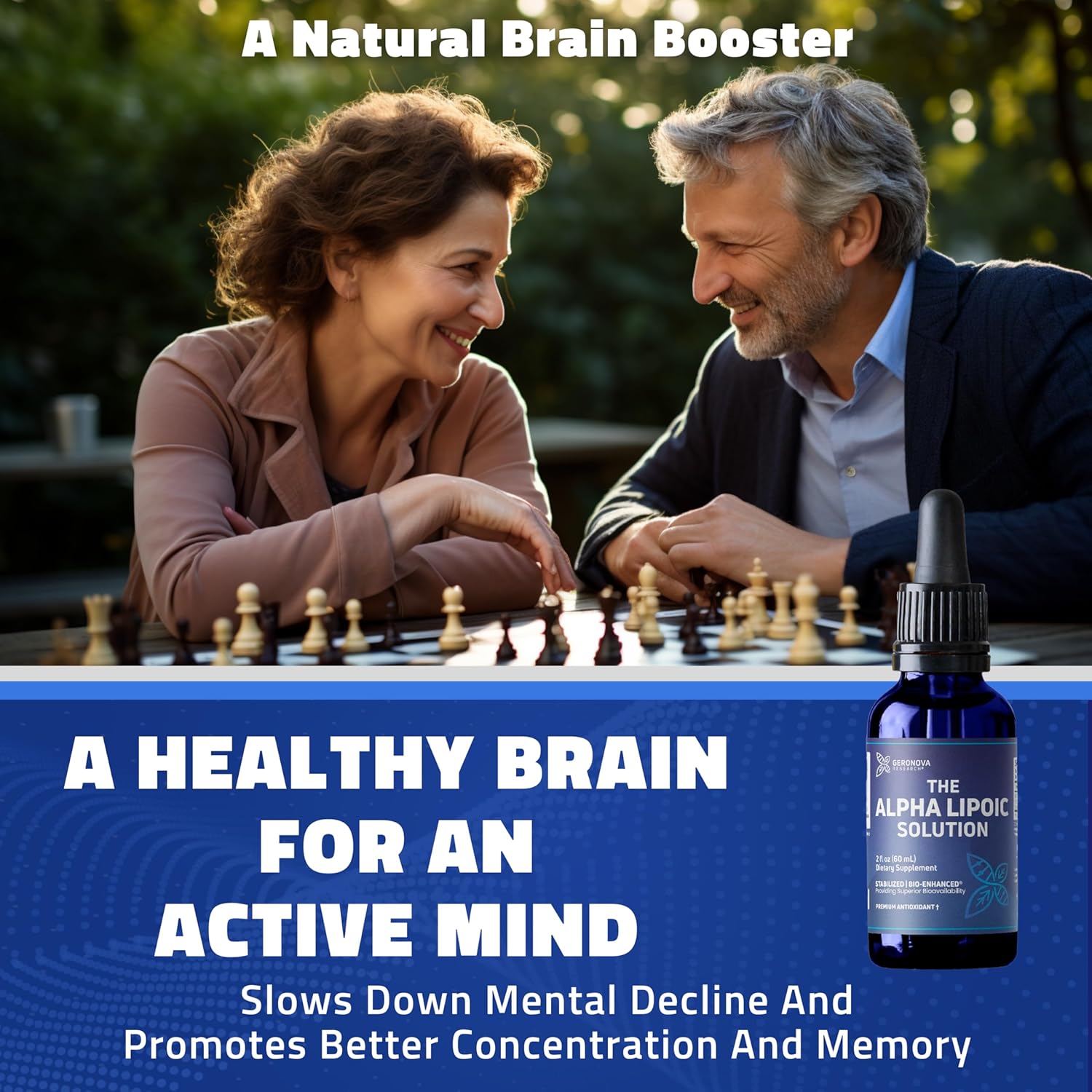 Bundle: Geronova Research R-Lipoic Acid 300mg 120 Capsules with The Alpha Lipoic Solution