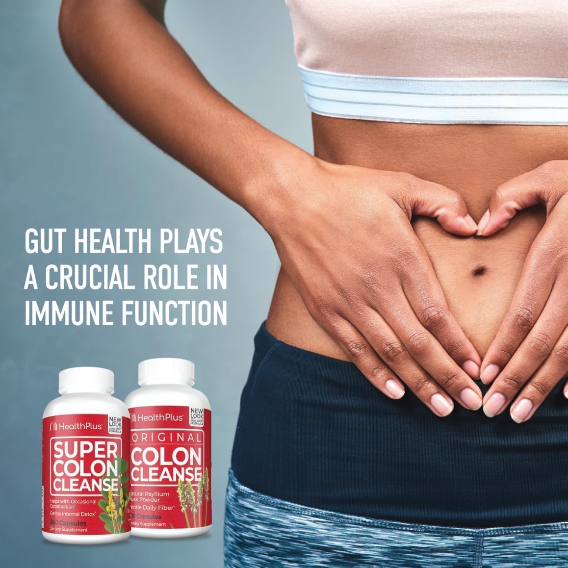 Bundle: Health Plus Super Colon Cleanse & Colon Cleanse - 12 oz each, 93 Total Servings
