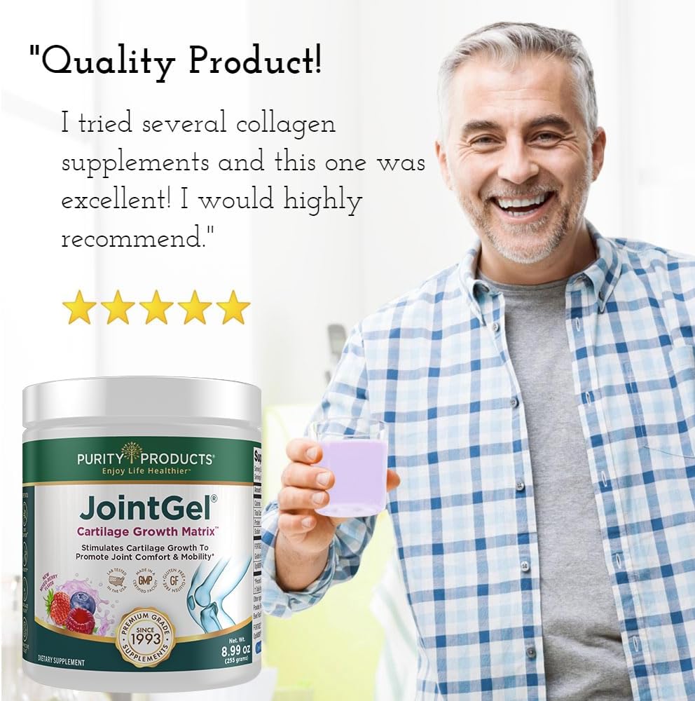 Bundle: JointGel Berry and Super Chocolate Powder with Bioactive Collagen Peptides and MSM for Joint Function and Flexibility