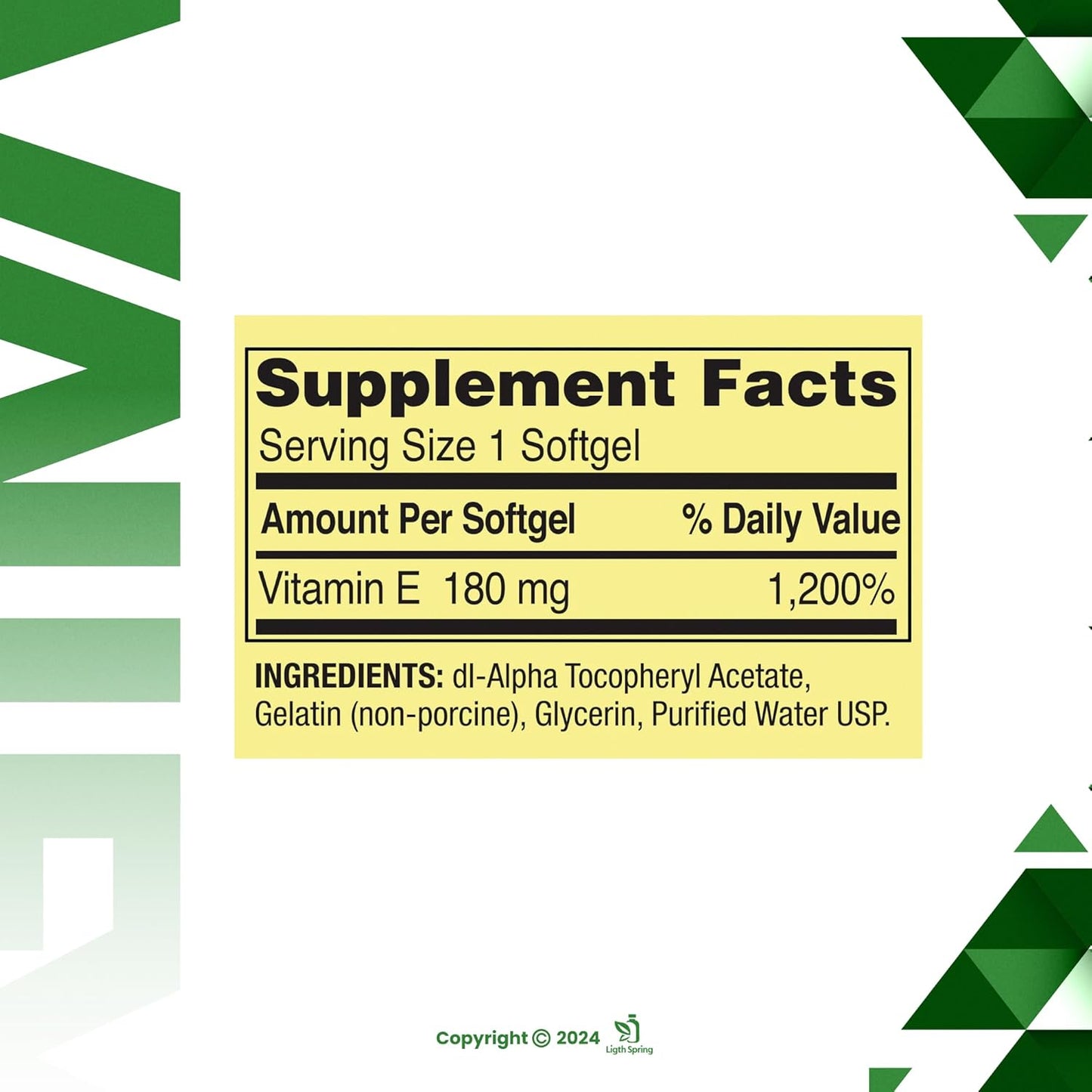 Bundle: LightSpring Vitamin E 180 mg (400 IU) Softgels, A to Z Vitamins & Minerals + Pill Organizer