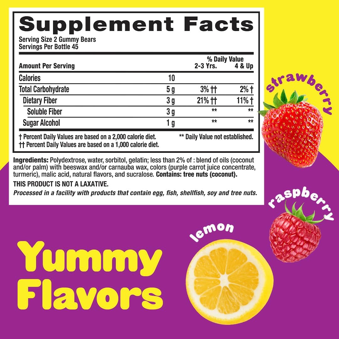 Bundle: Lil Critters 90 Fiber Gummy Supplement with ACT Kids 16.9oz Anticavity Rinse