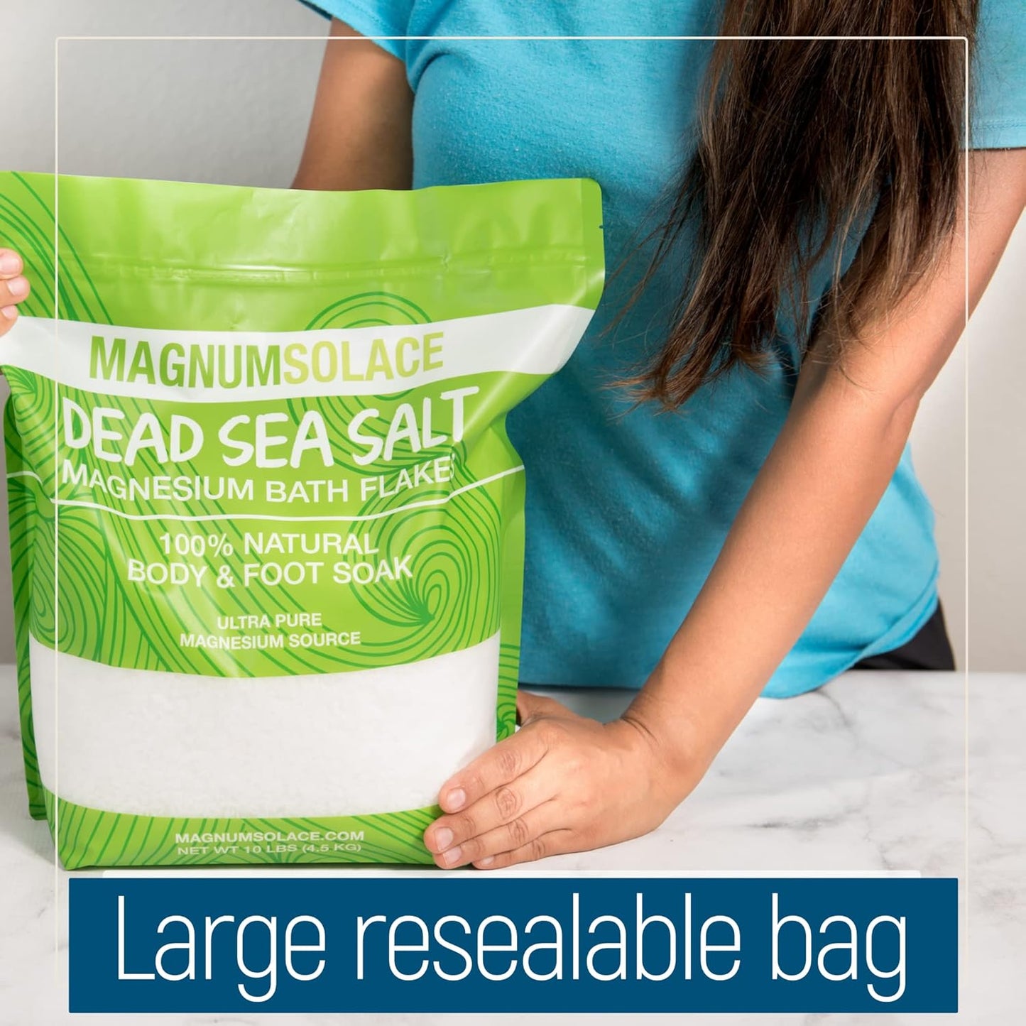 Bundle: Magnum Solace Pure Magnesium Flakes & Cream - Natural Relief Solution